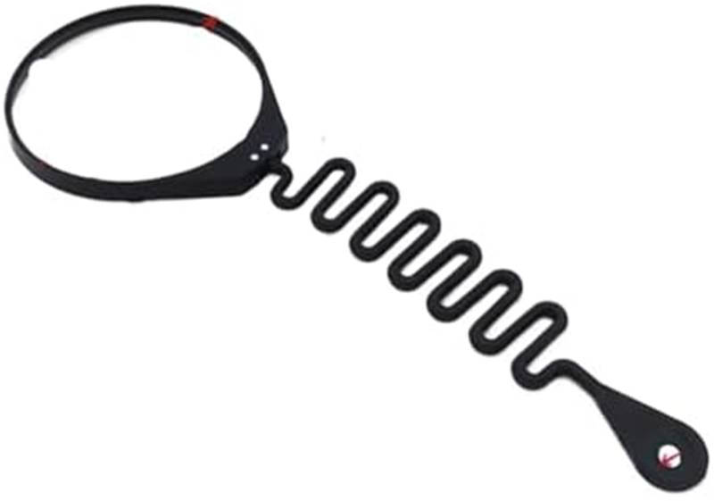XEBRAD Auto-Tankdeckel, Abdeckung, Leitung, Seil, Ring, Benzin-Öldeckel 31261589, for Volvo, for S40 S60 S60L S80 XC60 XC90 C30 C70 V40 V70(Black Old-B) von XEBRAD