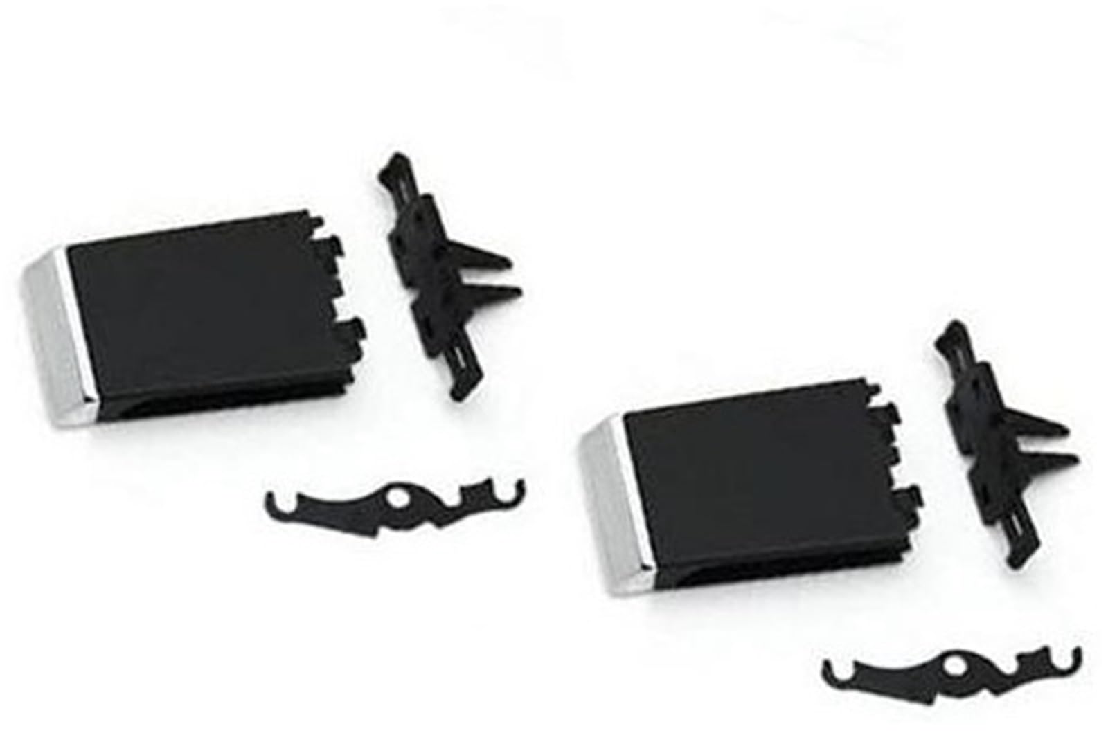 XEBRAD Auto vorne hinten Air AC Vent Grille Tab Clip Reparatursatz, for Maserati, for Quattroporte 2013 2014 2015 2016 2017 2018-2022 Auto-Lüftungsclip(Black Model A 2PCS) von XEBRAD