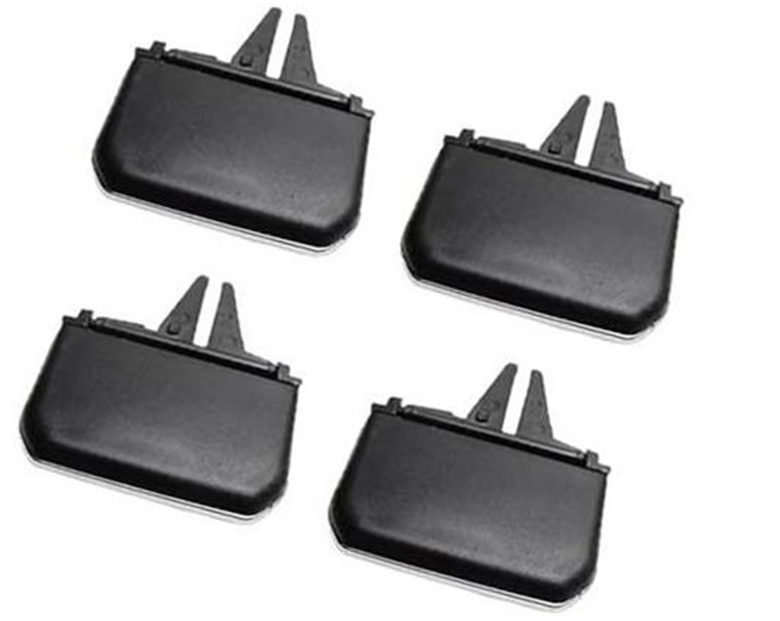 XEBRAD Auto vorne hinten Armaturenbrett Klimaanlage Auslassöffnungen Tab Clip Pick, for VW, for Golf, 7 7,5 for MK7 MK7.5 2013–2019 Auto-Lüftungsclip(Black Front 4PCS) von XEBRAD