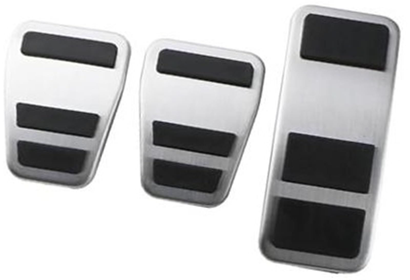 XEBRAD Autopedalabdeckung, for Ford, for Ecosport, 2012–2023, for Fiesta, MK8 2013–2023 2019–2023, Zubehör for Bremspedalauflagen aus Edelstahl Auto-Pedalauflage-Abdeckung(Black MT Pedal) von XEBRAD