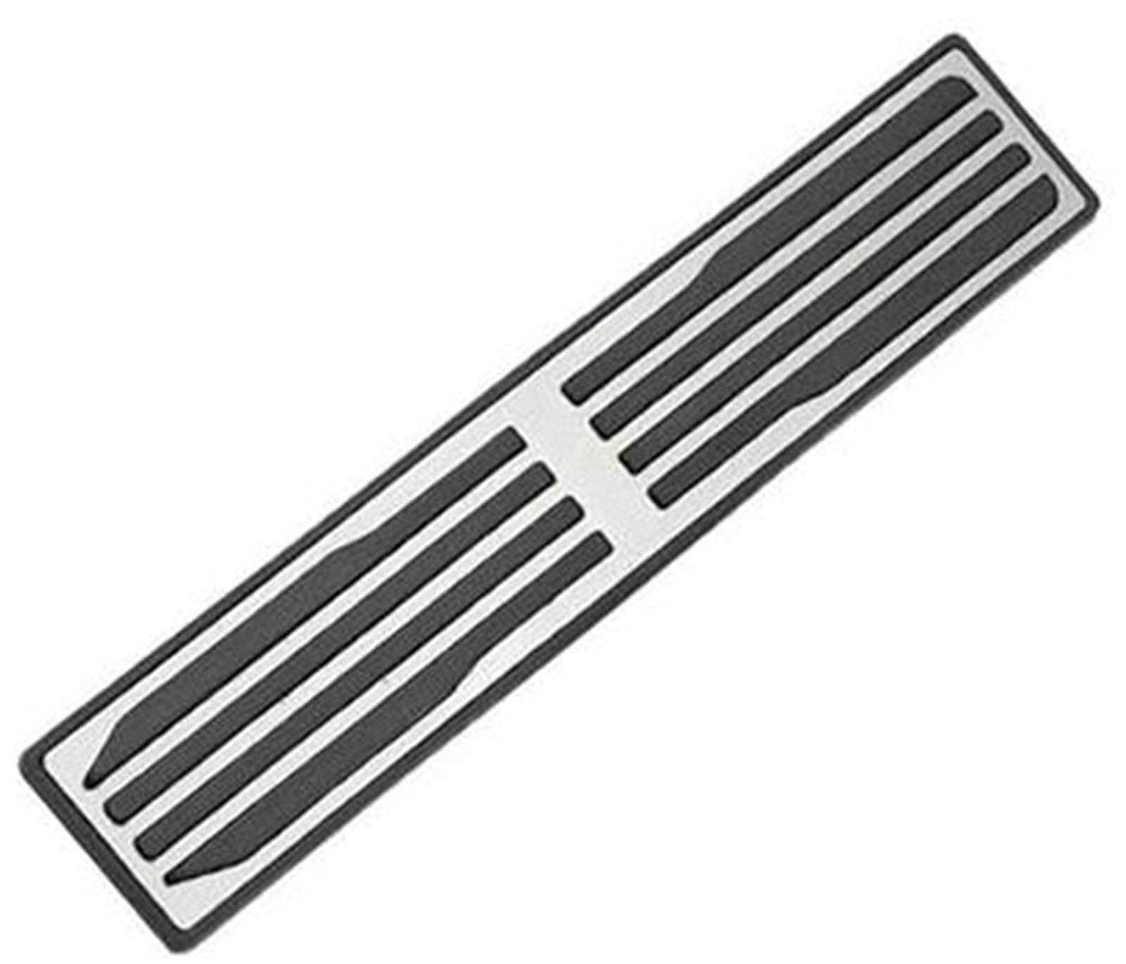 XEBRAD Autopedale, for Jaguar, XE 2015 2016 2017, Zubehör, Edelstahl-Bremspedalpolster-Schutzabdeckung Auto-Pedalauflage-Abdeckung(Black 1Pc Rest Pedal) von XEBRAD