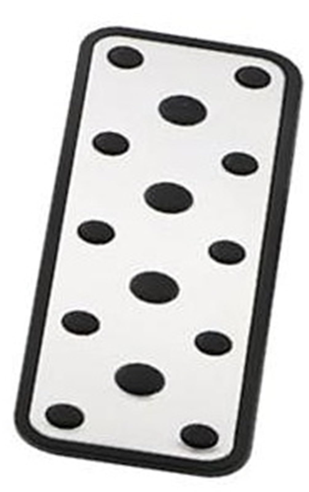 XEBRAD Bremspedal, for Subaru, Legacy VI 2015–2021, Edelstahl-Auto-Pad-Abdeckung, Restfoot-Pedale, Auto-Schutzabdeckungen Auto-Pedalauflage-Abdeckung(Black 1Pcs Rest) von XEBRAD