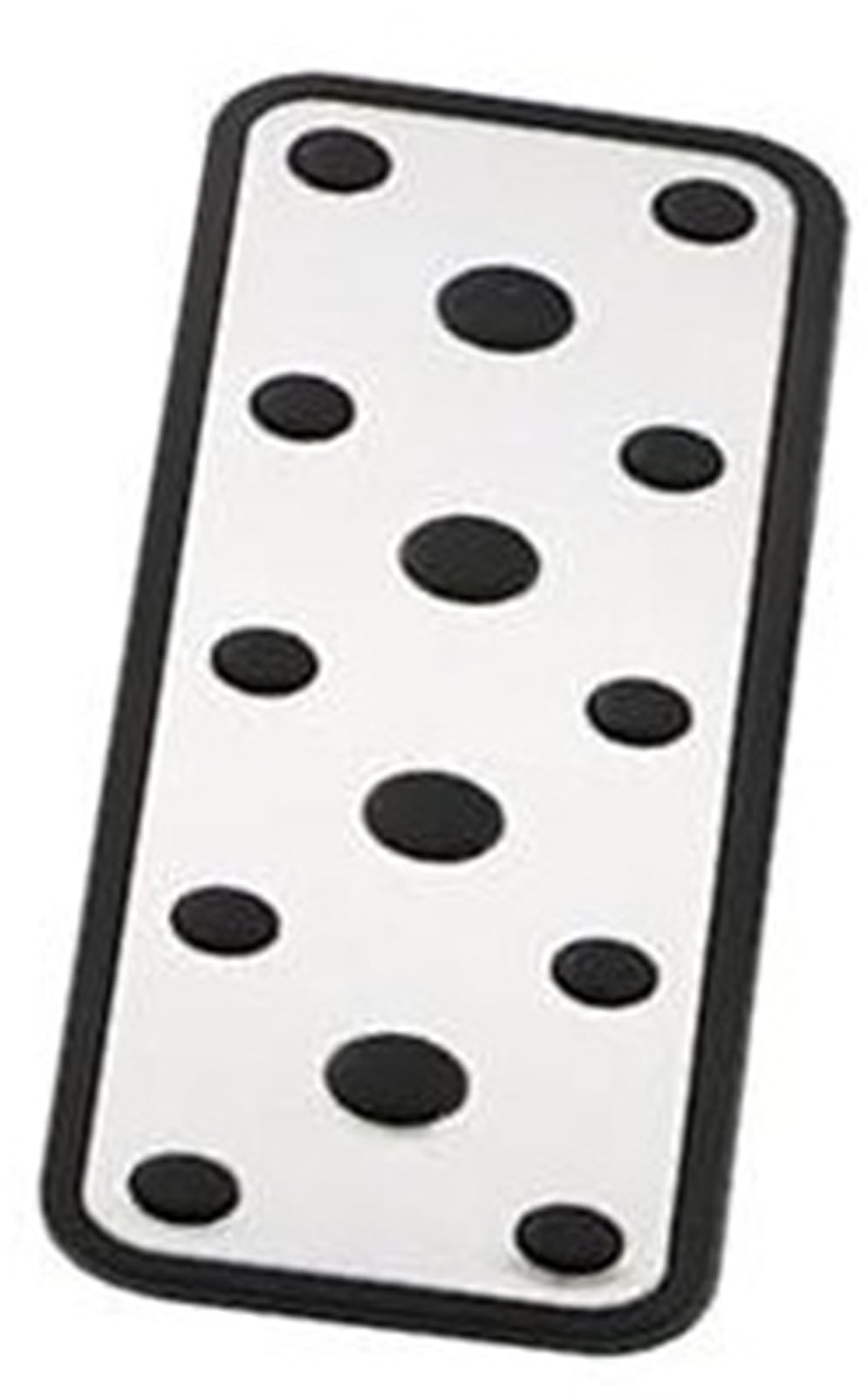 XEBRAD Bremspedal, for Subaru, Legacy VI 2015–2021, Edelstahl-Auto-Pad-Abdeckung, Restfoot-Pedale, Auto-Schutzabdeckungen Auto-Pedalauflage-Abdeckung(Black 1Pcs Rest) von XEBRAD