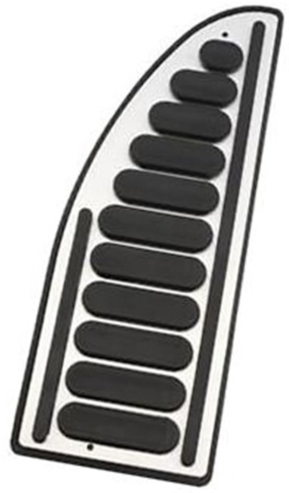XEBRAD Bremspedalbelagabdeckung, for Ford, Everest Endeavour Raider Ranger 2016–2021, Zubehör, Edelstahl, Autopedale, Kraftstoff Auto-Pedalauflage-Abdeckung(Black 1Pcs Rest Pedal) von XEBRAD