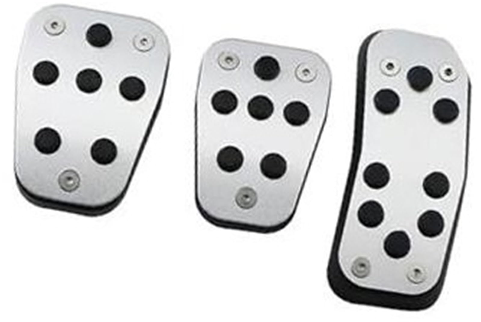 XEBRAD Bremspedalplatte, for Ecosport, 2012–2022, for Fiesta, 2009–2017, Auto-Styling, Gaspedal, Kupplung, Kraftstoff, Aluminium-Pedal-Set Auto-Pedalauflage-Abdeckung(Black MT Pedal) von XEBRAD