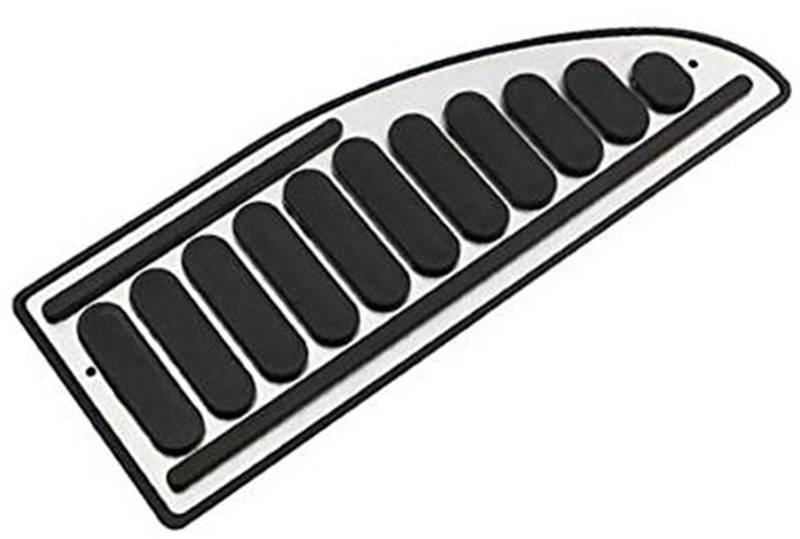 XEBRAD Bremspedalsatz Abdeckungen Kupplungsauflage Fußpedalabdeckung, for Ford, for Focus, 2 3 4 MK2 MK3 MK4 2005-2022 Auto-Gaspedale Auto-Pedalauflage-Abdeckung(Black Rest Pedal) von XEBRAD