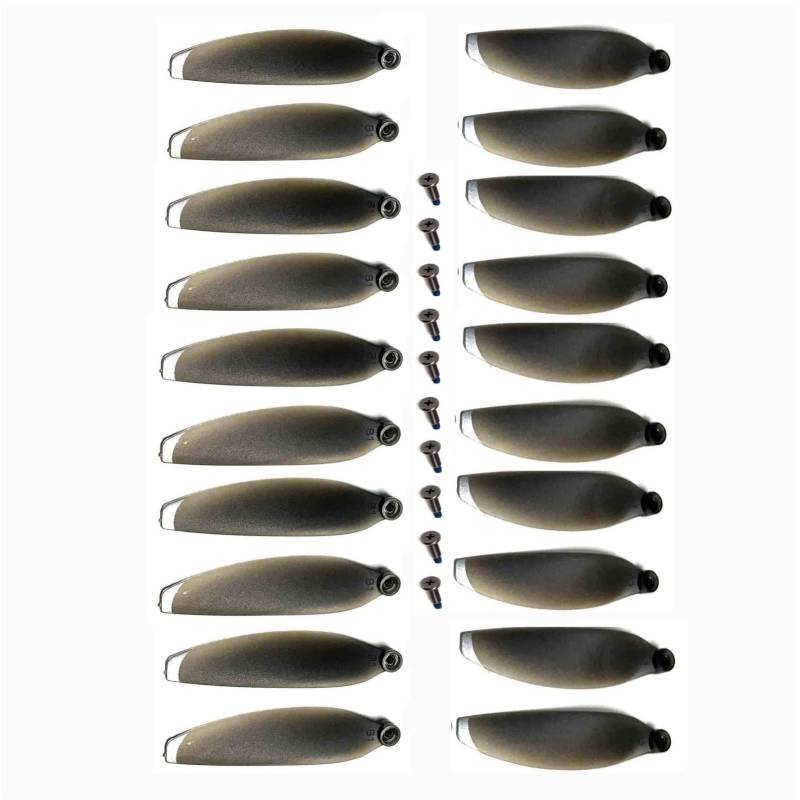 XEBRAD Bürstenloser Motor Blade Propeller Quadcopter Requisiten Ersatzteile, for K60 Pro GPS Rc Drone Außenbordpropeller von XEBRAD