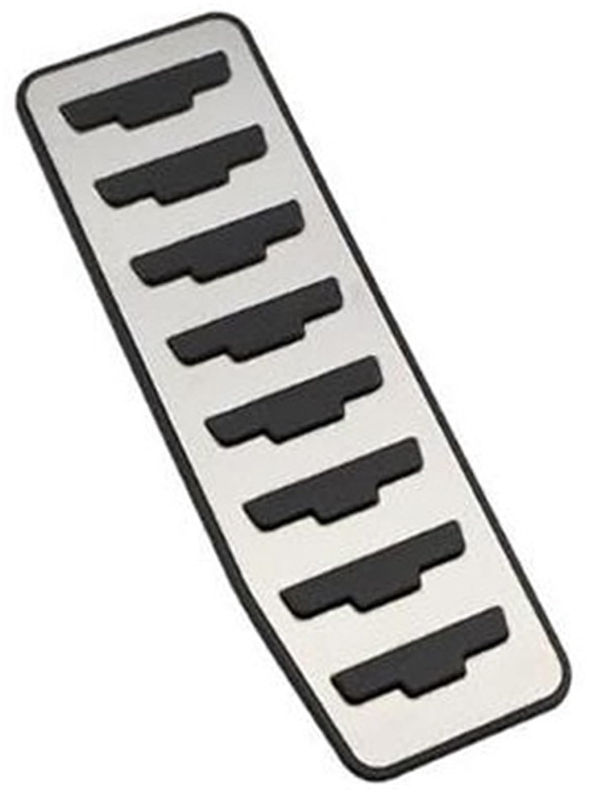 XEBRAD Carmilla Autopedale, for Range, for Rover, Evoque, for Land, for Rover, Discovery Sport, for Jaguar, E-Pace Fußstütze Bremspedalabdeckung Auto-Pedalauflage-Abdeckung(Black 1Pcs Dead Pedal) von XEBRAD
