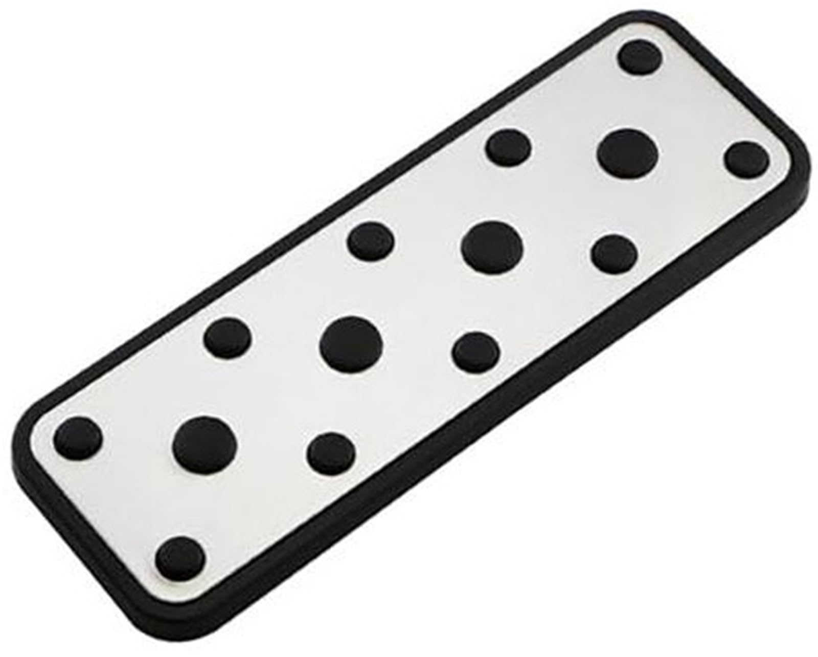 XEBRAD Edelstahl Auto Bremspedal Pad Abdeckung Restfoot Pedale, for Subaru, for Forester, 2006-2018 Auto Schutz Abdeckungen Auto-Pedalauflage-Abdeckung(Black 1Pcs Rest) von XEBRAD