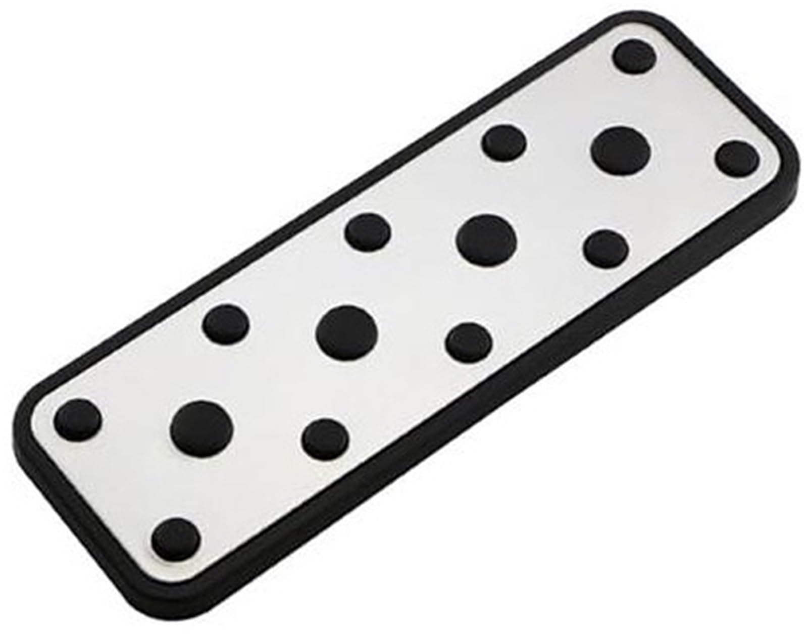 XEBRAD Edelstahl Auto Bremspedal Pad Abdeckung Restfoot Pedale, for Subaru, for Forester, 2006-2018 Auto Schutz Abdeckungen Auto-Pedalauflage-Abdeckung(Black 1Pcs Rest) von XEBRAD