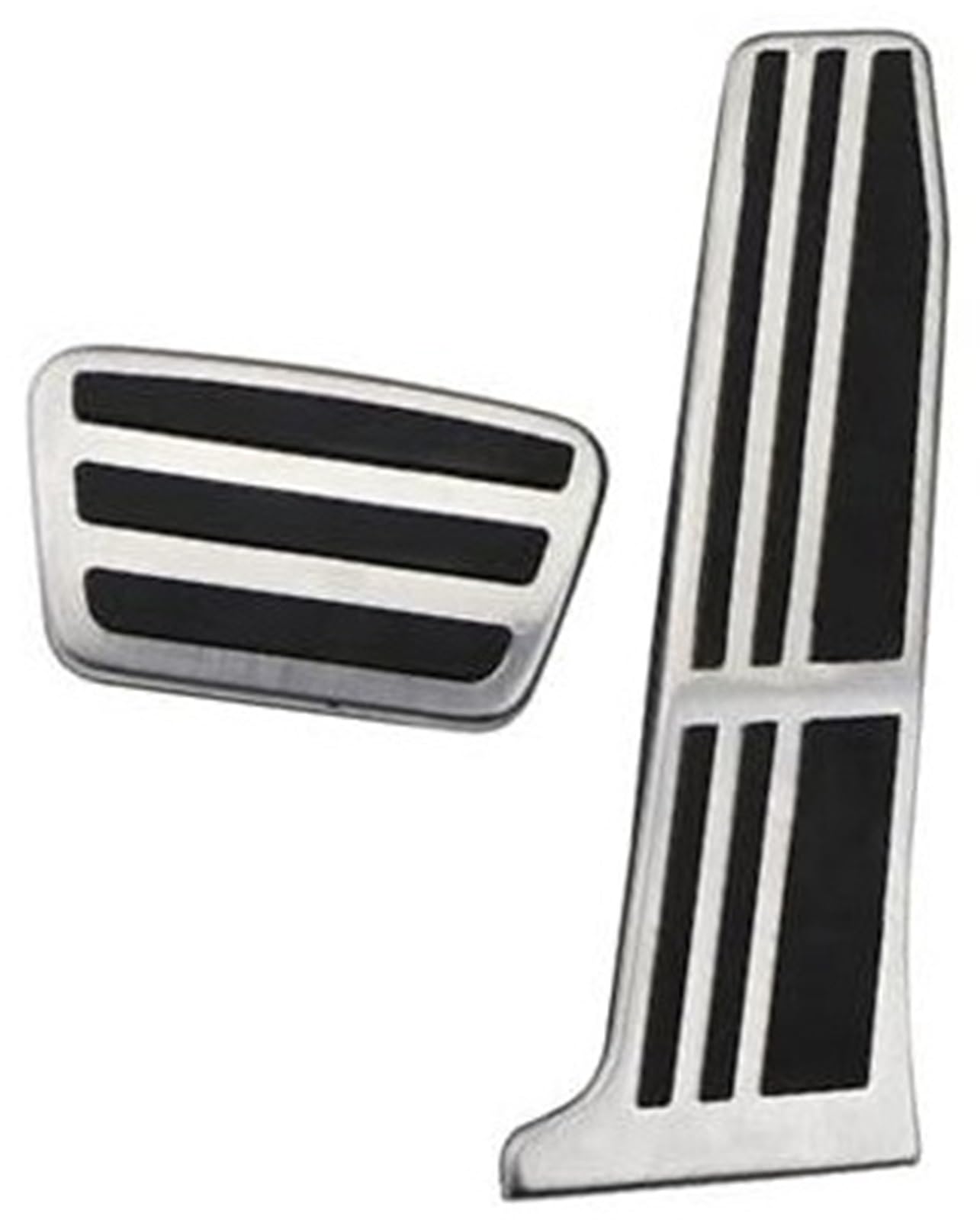 XEBRAD Edelstahl-Auto-Bremspedal-Schutzabdeckung, for Toyota, for RAV4, Rav 4 2019 2020 2021 2022 Dead Rest Pedale Abdeckungen Auto-Pedalauflage-Abdeckung(Black at Without Rest) von XEBRAD