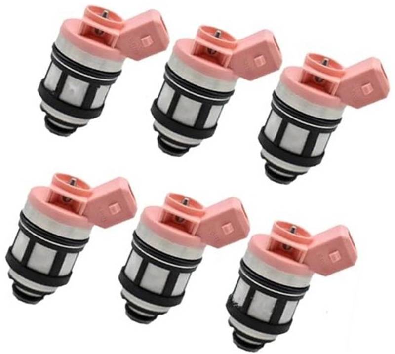 XEBRAD Einspritzdüsen, for Nissan, D21, for Pathfinder, for Quest 3.0L VG30E Autozubehör 6X Einspritzdüse JS201 16600-88G10 JS20-1 Auto-Kraftstoffeinspritzdüse von XEBRAD