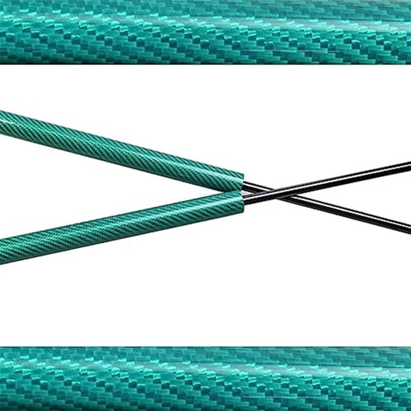 XEBRAD Federbeine for CRV CR-V 2017 2018 2019 2020 2021 2022 Motorhaube Vordere Haube Ändern Lift Unterstützung Schock Dämpfer Prop Stange Absorber Motorhauben-Gasdruckfeder(Green Carbon Fiber) von XEBRAD