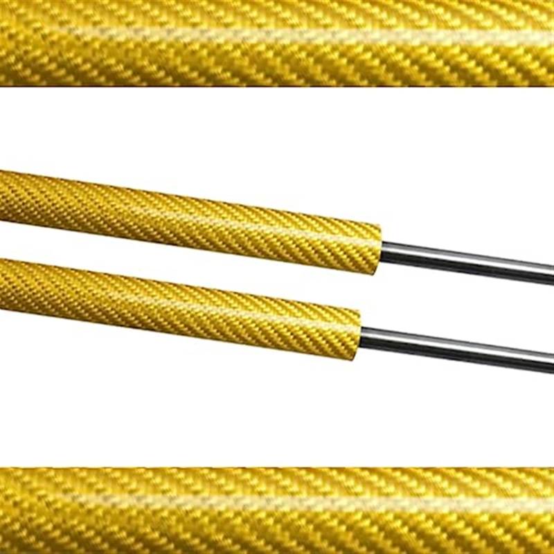 XEBRAD Federbeine for CRV CR-V 2017 2018 2019 2020 2021 2022 Motorhaube Vordere Haube Ändern Lift Unterstützung Schock Dämpfer Prop Stange Absorber Motorhauben-Gasdruckfeder(Yellow Carbon Fiber) von XEBRAD