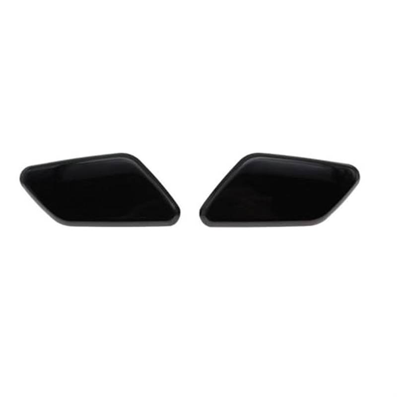 XEBRAD Frontstoßstange Scheinwerfer Scheinwerferwaschanlage Sprühdüse Jet Abdeckkappe, for Mitsubishi, Outlander 2016 2017 2018 8264A311WB 8264A312WB Abdeckung für Scheinwerferwaschdüsen(Black Set) von XEBRAD
