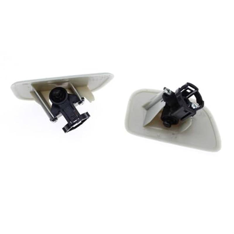 XEBRAD Frontstoßstange Scheinwerferwaschanlage Sprühdüse Jet Abdeckkappe, for Subaru, for Forester, 2005 2006 2007 2008 86636SA230WG 86636SA240WG Abdeckung für Scheinwerferwaschdüsen(Black Set) von XEBRAD