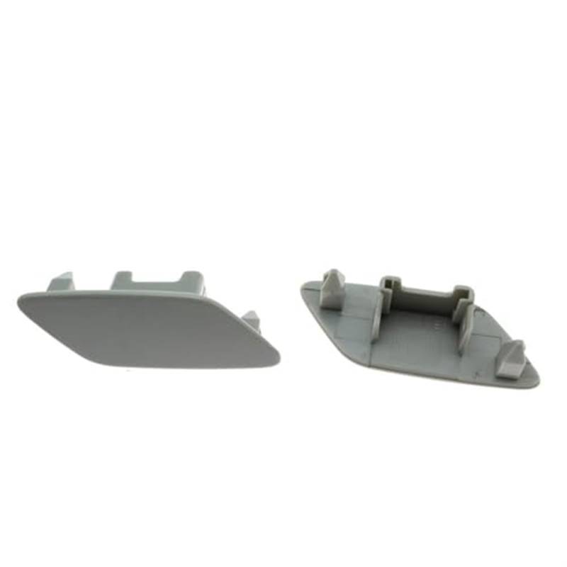 XEBRAD Frontstoßstange Scheinwerferwaschanlage Sprühdüse Jet Cover Reinigungskappe, for VW, for Jetta, 2015 2016 2017 5C6 955 109A 5C6955109A 5C6955110A Abdeckung für Scheinwerferwaschdüsen(Black SET) von XEBRAD