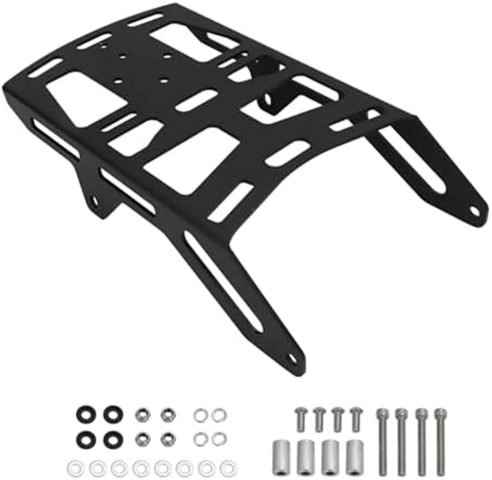 XEBRAD Gepäckträger hinten, for CRF300L, for Rally, for CRF300LS 2021 2022 2023 2024 ABS Motorrad-Heckgepäckträgerhalter Gepäckträger Heckträger-Stützregal Aluminium-Gepäckträger von XEBRAD