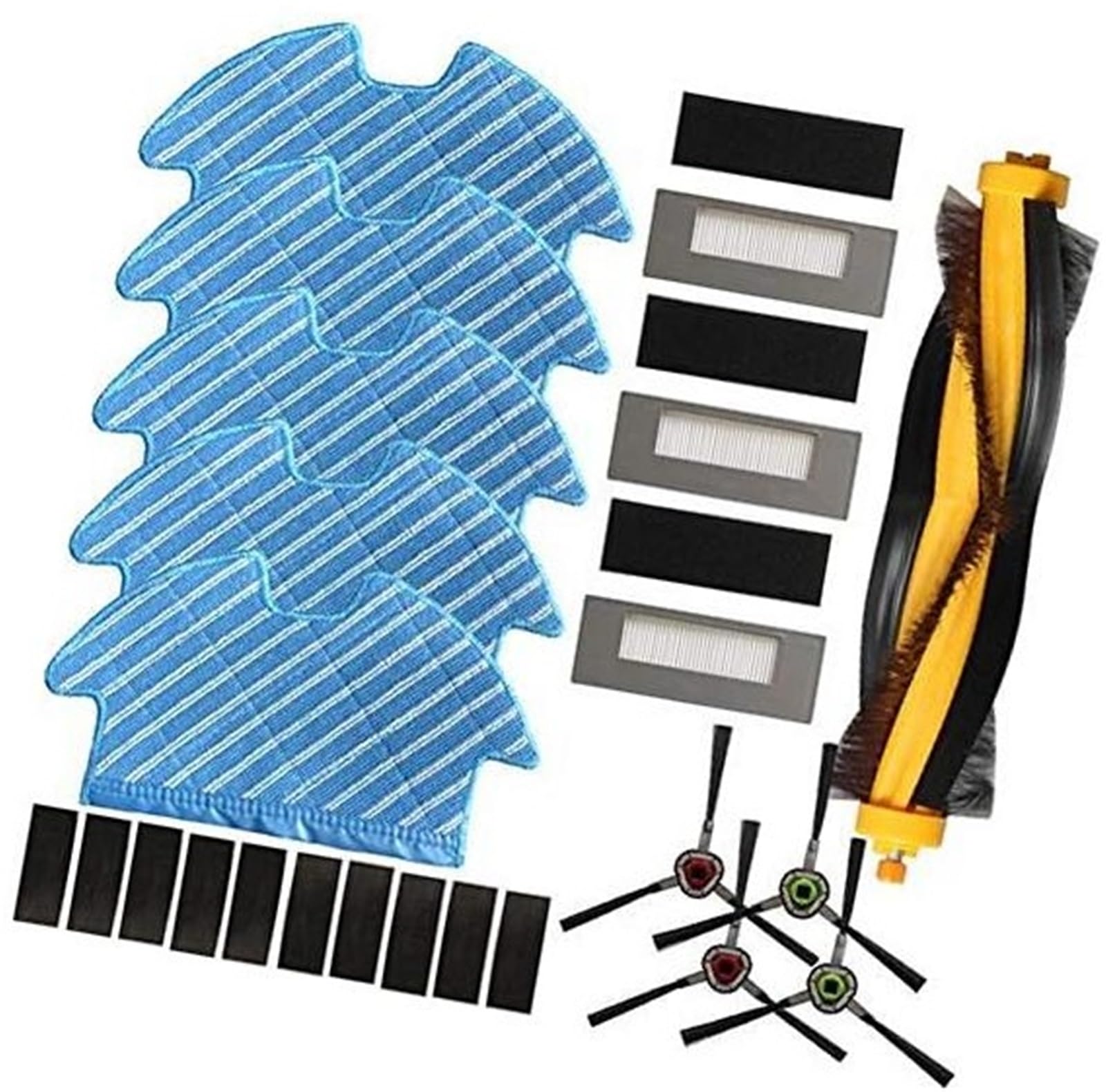 XEBRAD Hauptseitenbürstenfilter-Wischtuch for Ecovacs Deebot Ozmo 900 DN5G Staubsaugerteile Staubsauger-Ersatzset XEBRAD Hauptseitenbürstenfilter-Wischtuch for Ecovacs Deebot Ozmo 900 DN5G Staubsaugerteile Staubsauger-Ersatzset von XEBRAD
