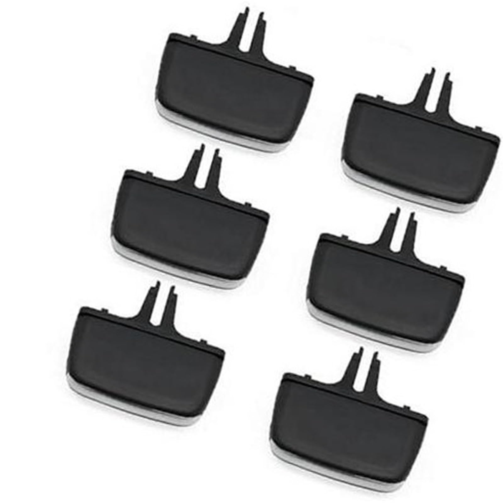 XEBRAD Klimaanlagen-Auslass, for Volvo, XC90 2016–2024, Auto vorne und hinten, Klimaanlage, Lüftungsgitter, Auslasslasche, Schieber-Clips, Reparatursatz Auto-Lüftungsclip(Black OneColor) von XEBRAD