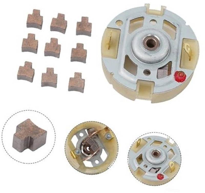 XEBRAD Kohlebürstenhalter, for Bosch, RS550-Motor, langlebig, 10 Kohlebürsten Auto-Kohlebürstenhalter von XEBRAD