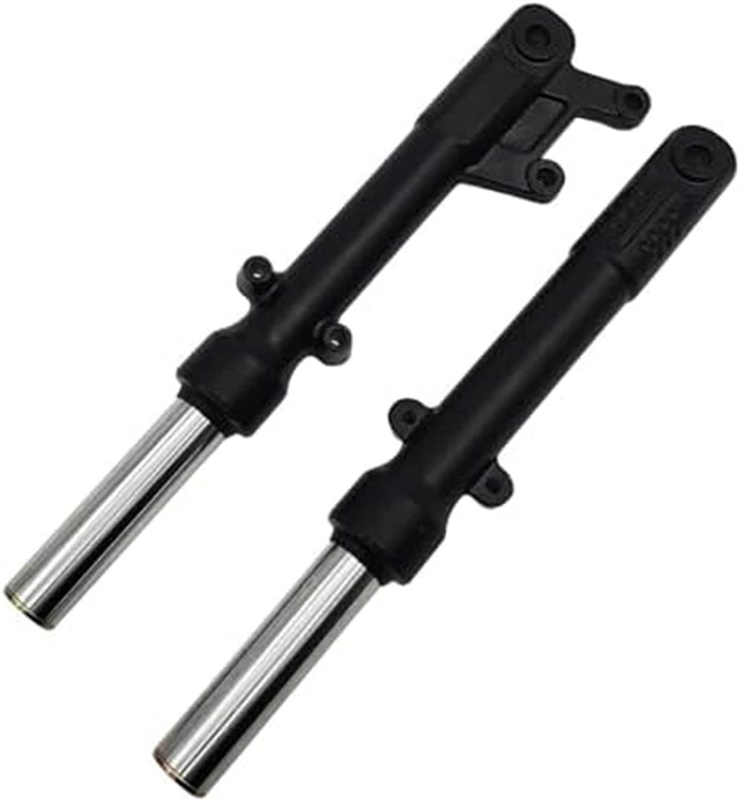 XEBRAD Komfortabler Motorrad-Stoßdämpfer 365 mm 385 mm 420 mm Elektroroller Hydraulischer Frontstoßdämpfer Citycoco Scooter, for Harley, Elektrorollerteile (Farbe: 385 mm Schwarz B) E-Scooter-Federung von XEBRAD