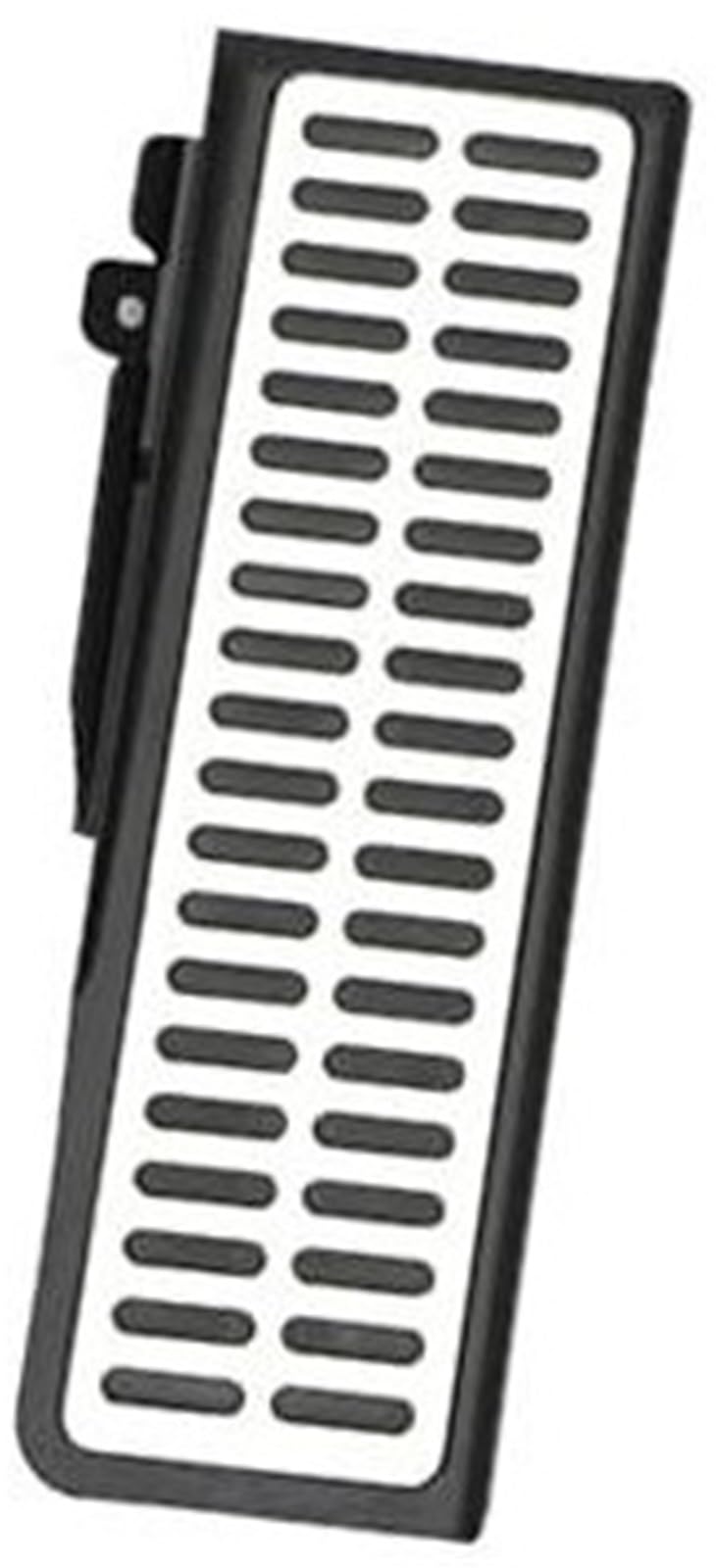 XEBRAD LHD-Autopedale, for VW, for Tiguan, 2009–2016, Edelstahl, at MT, Bremspedalabdeckung, Restpedalpolster, Zubehör Auto-Pedalauflage-Abdeckung(Black 1Pc Rest Pedal) von XEBRAD