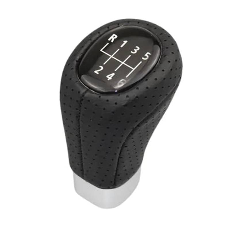XEBRAD Manueller Schaltknauf, Gamaschenmanschette, for, 1er E81 E82 E87 E88 2003–2013, Auto-Styling-Abdeckungszubehör Schaltsackabdeckung fürs Auto(Black 6 Speed) von XEBRAD