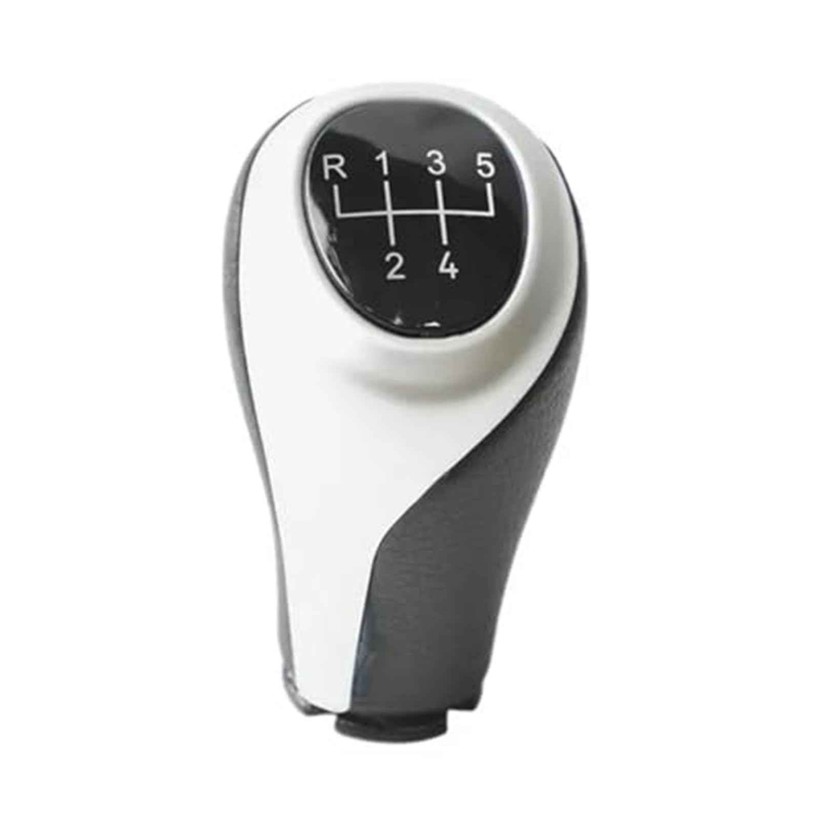 XEBRAD Manueller Schaltknauf, Hebelmanschette, for, 3er F30 F31 F32 F33 F34 F35 F36 LHD, Auto-Styling-Kofferraumabdeckungskragen Schaltsackabdeckung fürs Auto(Black 5 Speed Gear knob) von XEBRAD