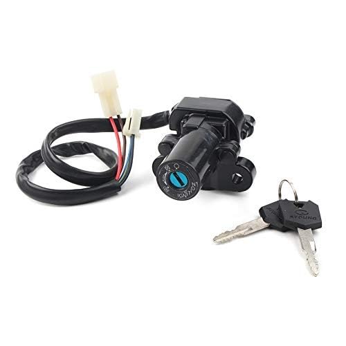 XEBRAD Motorrad-Zündschalter-Tankdeckelabdeckung, for Sitz, Schlossschlüsselsatz, for YZF-R1 YZF-R6 MT-03 FZ6/FZ6R XJ6 FZ09 Motorrad-Zündschalter und Tankdeckel von XEBRAD
