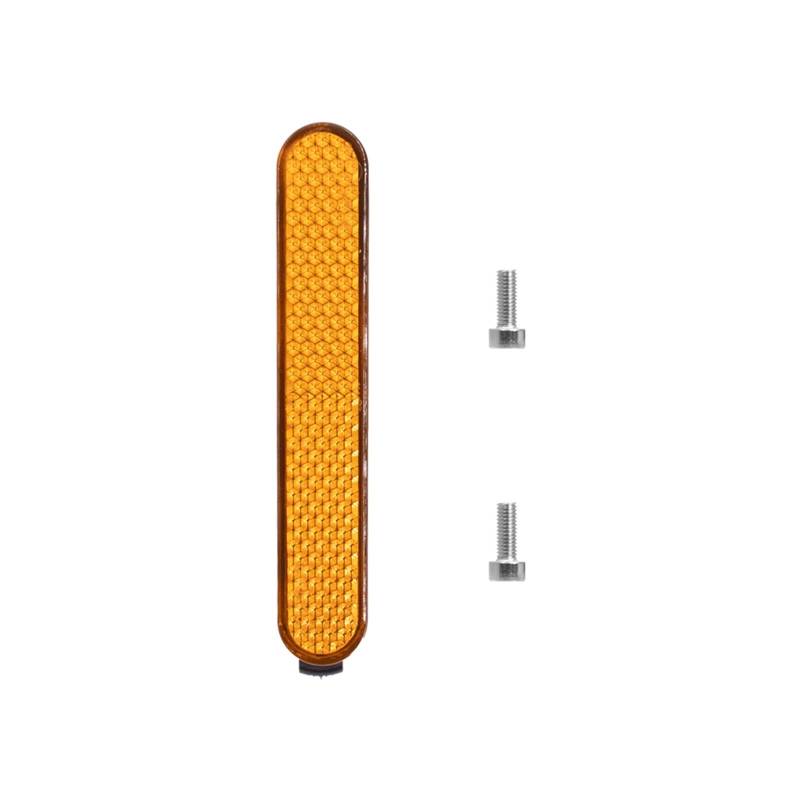 XEBRAD Radkappen-Schutzschale, reflektierend, for Xiaomi, Mi3 M365 Pro 2 1S Pro Elektroroller, vordere Radkappe, Sicherheits-Nachtreflektor Reflektorschale für Elektroroller(Yellow) von XEBRAD