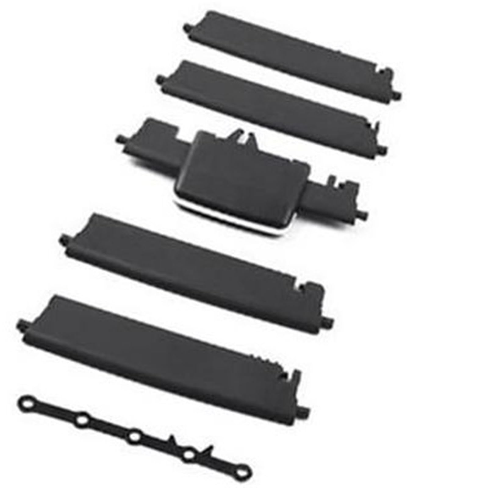 XEBRAD Reparatursatz for Lüftungsauslasslaschenclips, for Mercedes-Benz, W166 ML GL GLS GLE 2011–2018 Auto-Lüftungsclip(Black Rear Left) von XEBRAD