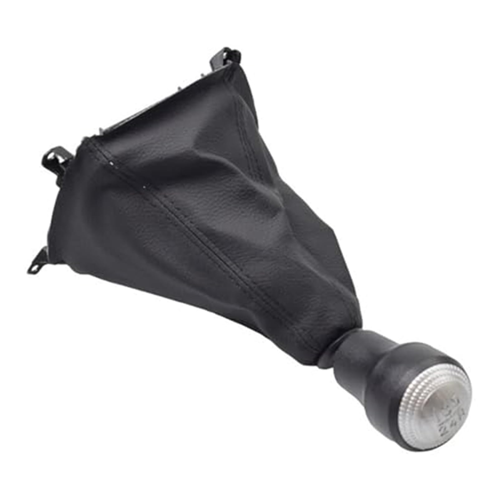XEBRAD Schaltknauf-Hebelabdeckung, for Hyundai, Tucson 2004–2009 mit Schaltmanschette, Handball-Autozubehör Schaltsackabdeckung fürs Auto(Black 5 Speed-Set) von XEBRAD