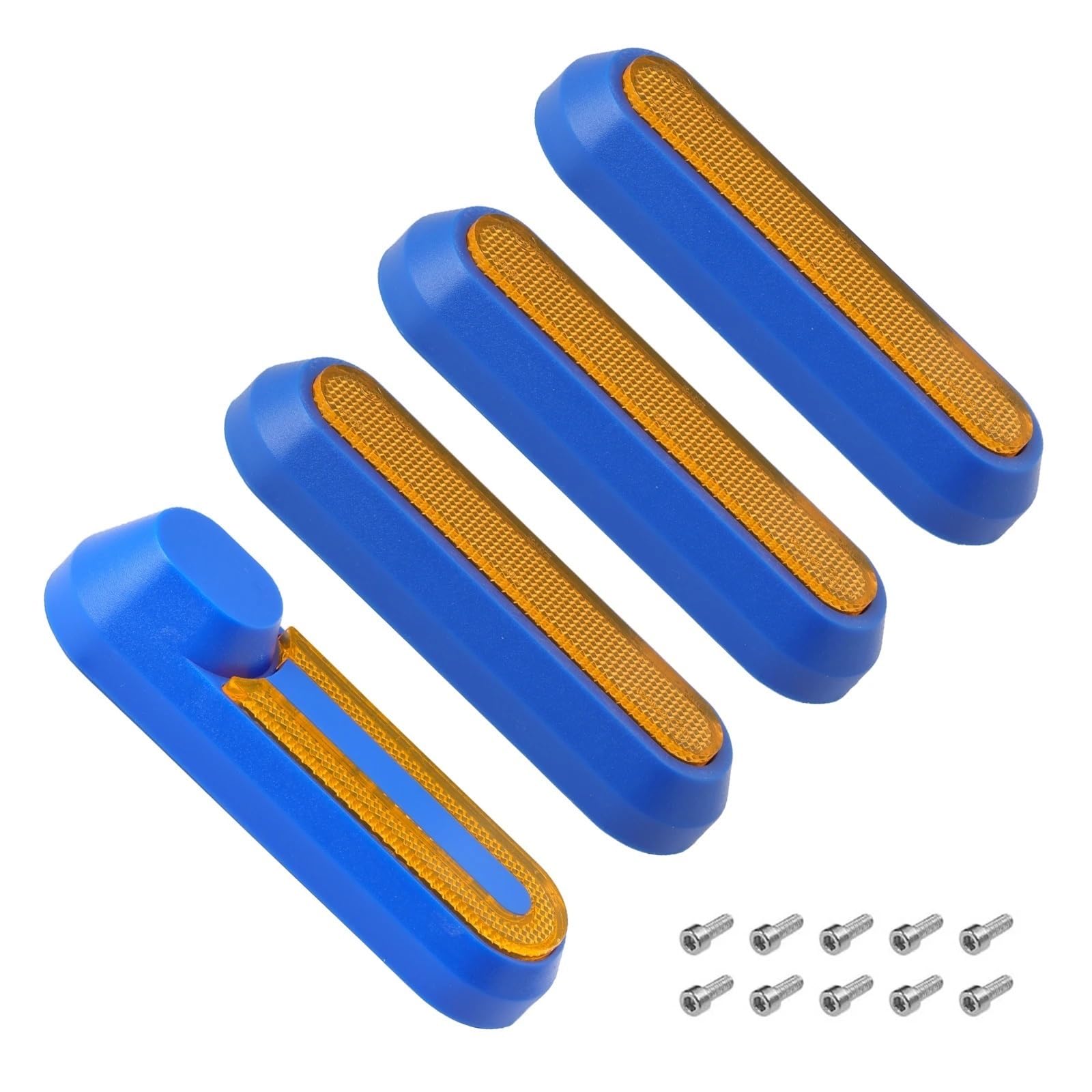 XEBRAD Schutzabdeckung for Vorderradgabel und Hinterrad, for Xiaomi, 1S Pro 2 MI3 Elektroroller-Radkappe, reflektierender Schutz, weiße, rote und blaue Schalen Reflektorschale für Elektroroller(Blue Y XEBRAD Schutzabdeckung for Vorderradgabel und Hinterrad, for Xiaomi, 1S Pro 2 MI3 Elektroroller-Radkappe, reflektierender Schutz, weiße, rote und blaue Schalen Reflektorschale für Elektroroller(Blue Y von XEBRAD