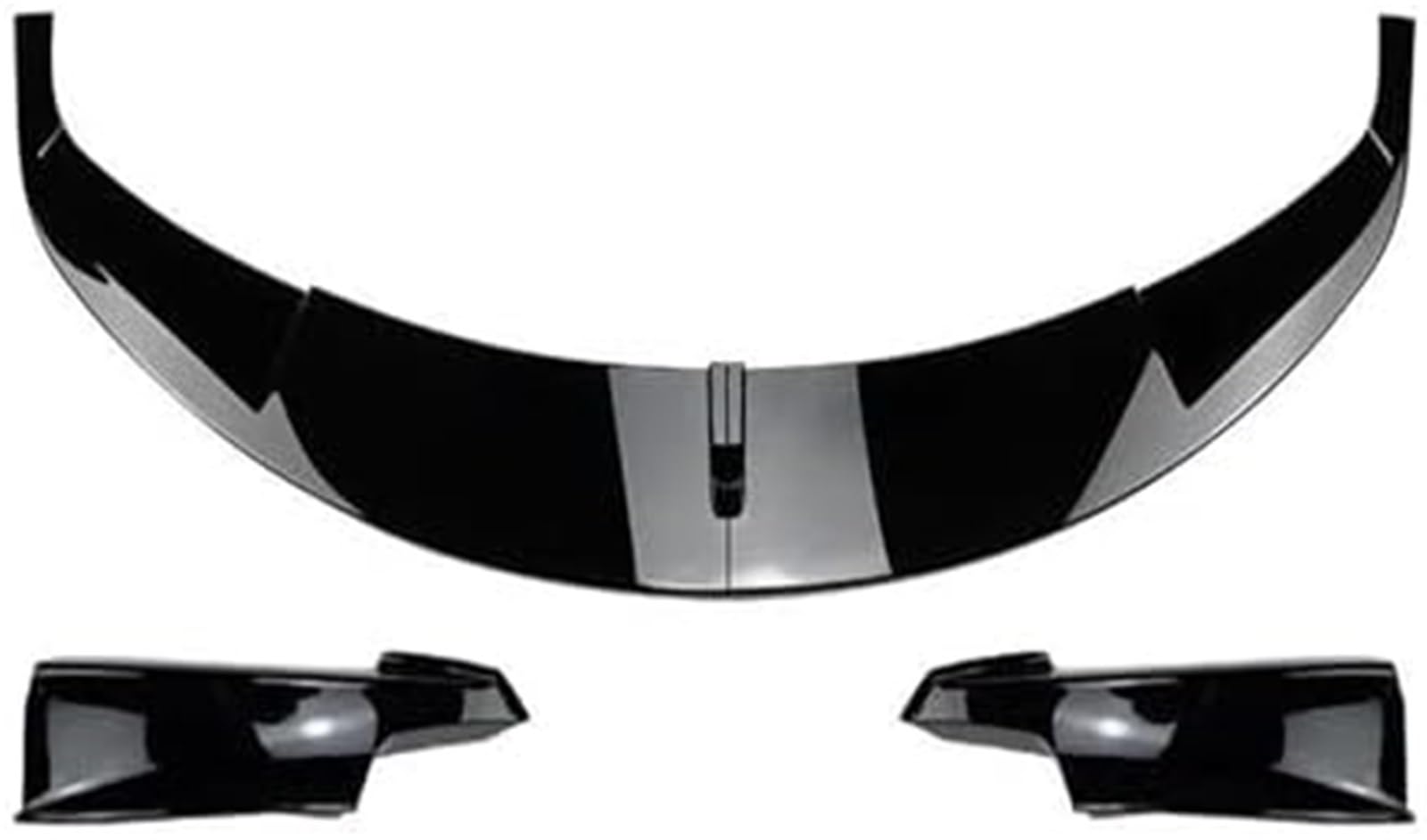 XEBRAD Splitter, for BMW, 3er F30 F31 320i 328i 330i 335i Sport 2013-2019 Auto Frontstoßstange Lip Spoiler Diffusor Splitter Stoßstange Bodykits Lip Splitter(Glänzend Schwarz) Autospoiler-Splitter(BLA von XEBRAD