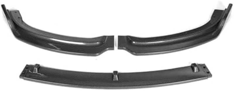 XEBRAD Splitter, for BMW, 3er F30 F35 2013-2019 Body Kit Spoiler Splitter Auto Frontstoßstange Splitter LAip ABS Stoßstange Canard Lippenschutz Abdeckung Lippensplitter(Kohlefaser 12-15) Frontstoßstan von XEBRAD