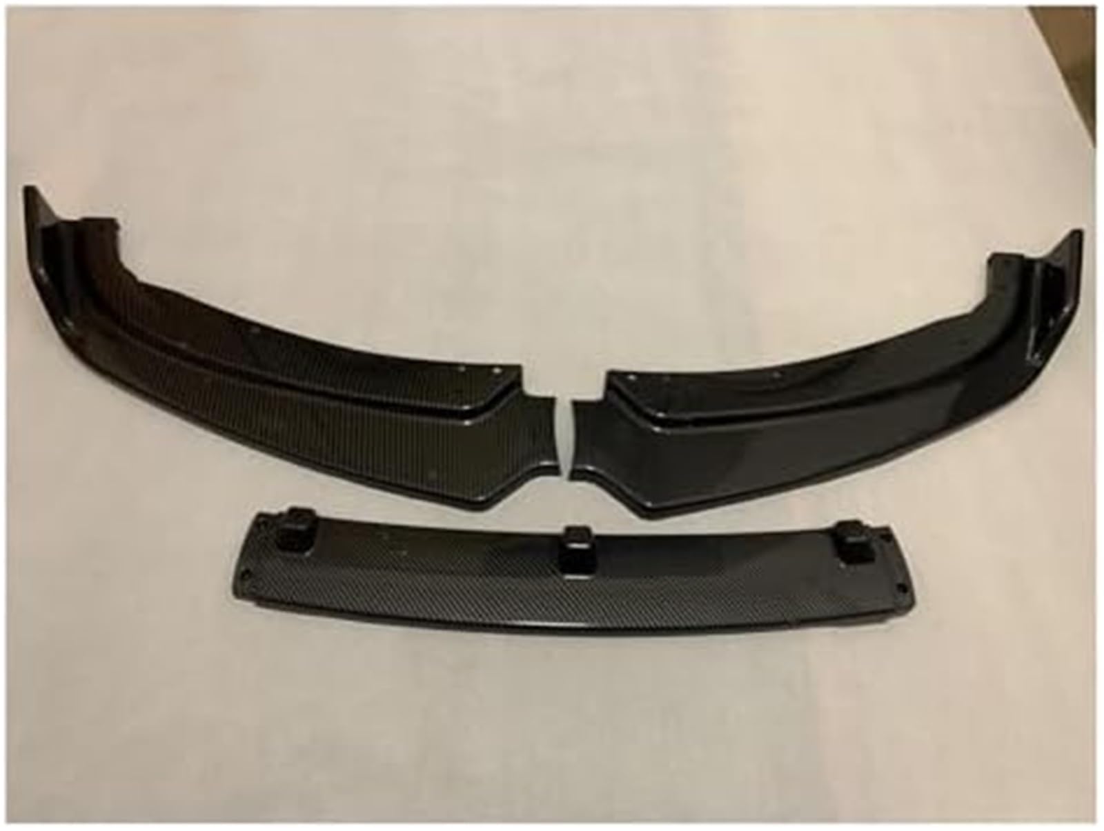 XEBRAD Splitter, for BMW, 3er F30 F35 2013-2019 Body Kit Spoiler Splitter Auto Frontstoßstange Splitter LAip ABS Stoßstange Canard Lippenschutz Abdeckung Lippensplitter(Kohlefaser 12-15) Autospoiler-S von XEBRAD
