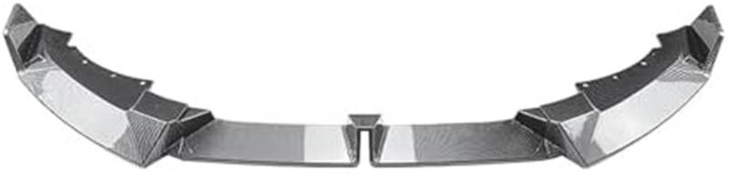 XEBRAD Splitter, for BMW, X6 G06, for LCI Sport 2023-2024 Frontspoilerlippe Carbonfaser-Optik Schwarz glänzend Unterer Splitterschutz-Blade-Kit Lippensplitter(Schwarz glänzend) Frontstoßstangen-Lippen von XEBRAD