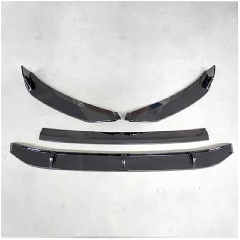 XEBRAD Splitter, for VW, for RTEON CC 2019 2020 Frontstoßstangen-Spoilerschutzplatte Lippenkörper-Kit Carbon-Oberflächen-Dekorstreifen Kinnschaufel-Lippensplitter(Mattschwarz) Autospoiler-Splitter(BLA von XEBRAD