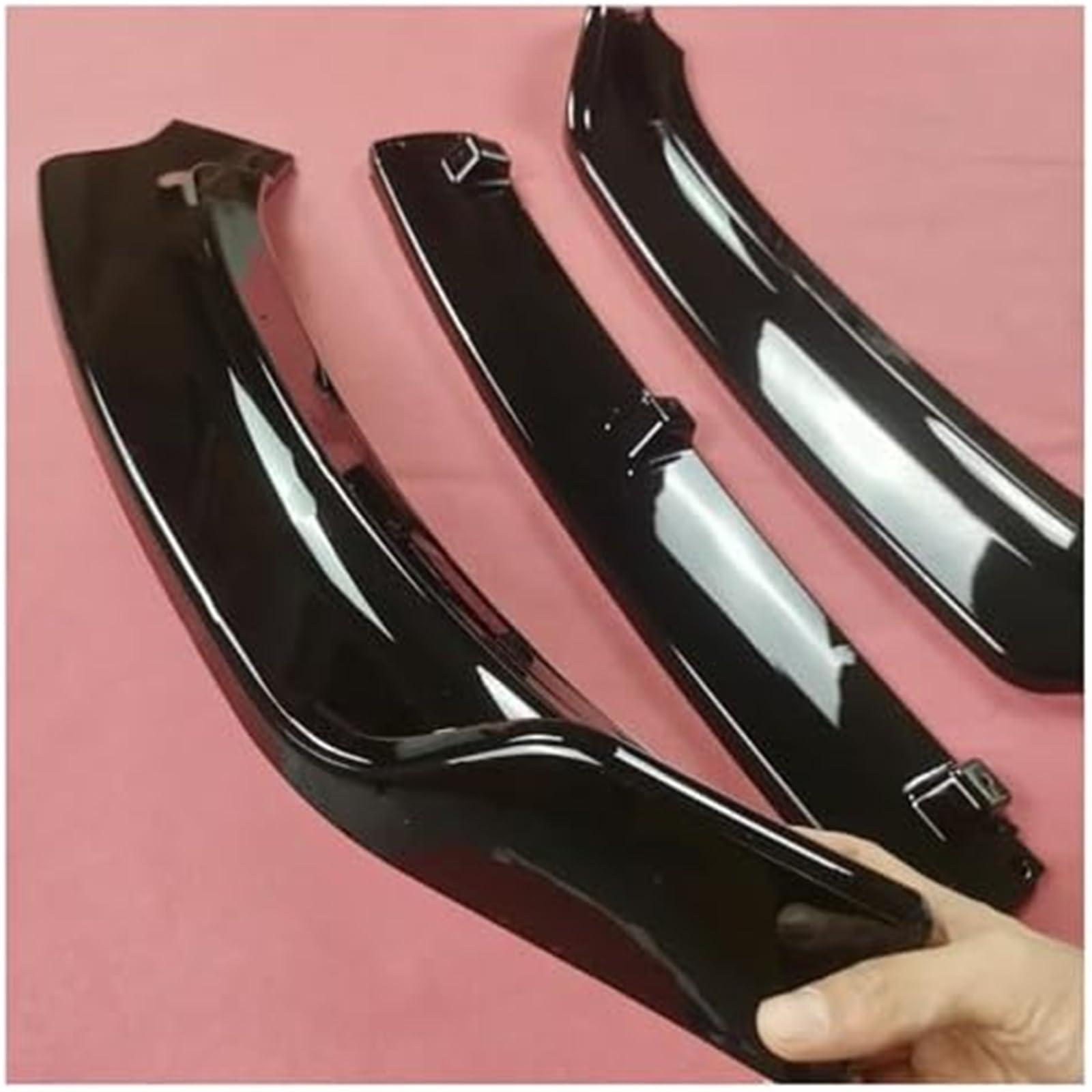 XEBRAD Splitter, for VW, for Tiguan, MK1, for Line Frontstoßstange Lip Spoiler Splitter Diffusor Facelift Bodykits Tuning, for Tiguan, 5N, for Line 2011-2016 Lip Splitter (Schwarz glänzend) Autospoile von XEBRAD