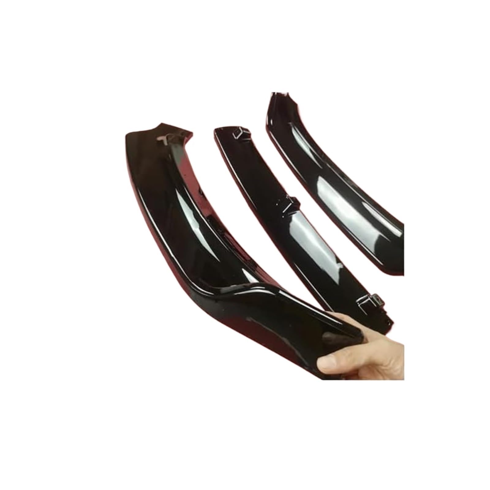 XEBRAD Splitter, for VW, for Tiguan, MK1, for Line Frontstoßstange Lip Spoiler Splitter Diffusor Facelift Bodykits Tuning, for Tiguan, 5N, for Line 2011-2016 Lip Splitter (Schwarz glänzend) Autospoile von XEBRAD