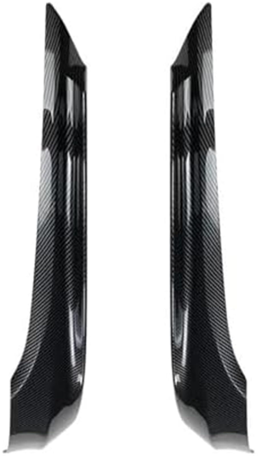 XEBRAD Splitter Auto Frontstoßstange Lip Body Kit Spoiler Splitter Stoßstange Canard Lip Splitter, for BMW, 3er E90 E91 LCI Facelift 2007-2012 Lip Splitter(A Carbon Look) Autospoiler-Splitter(Black A von XEBRAD