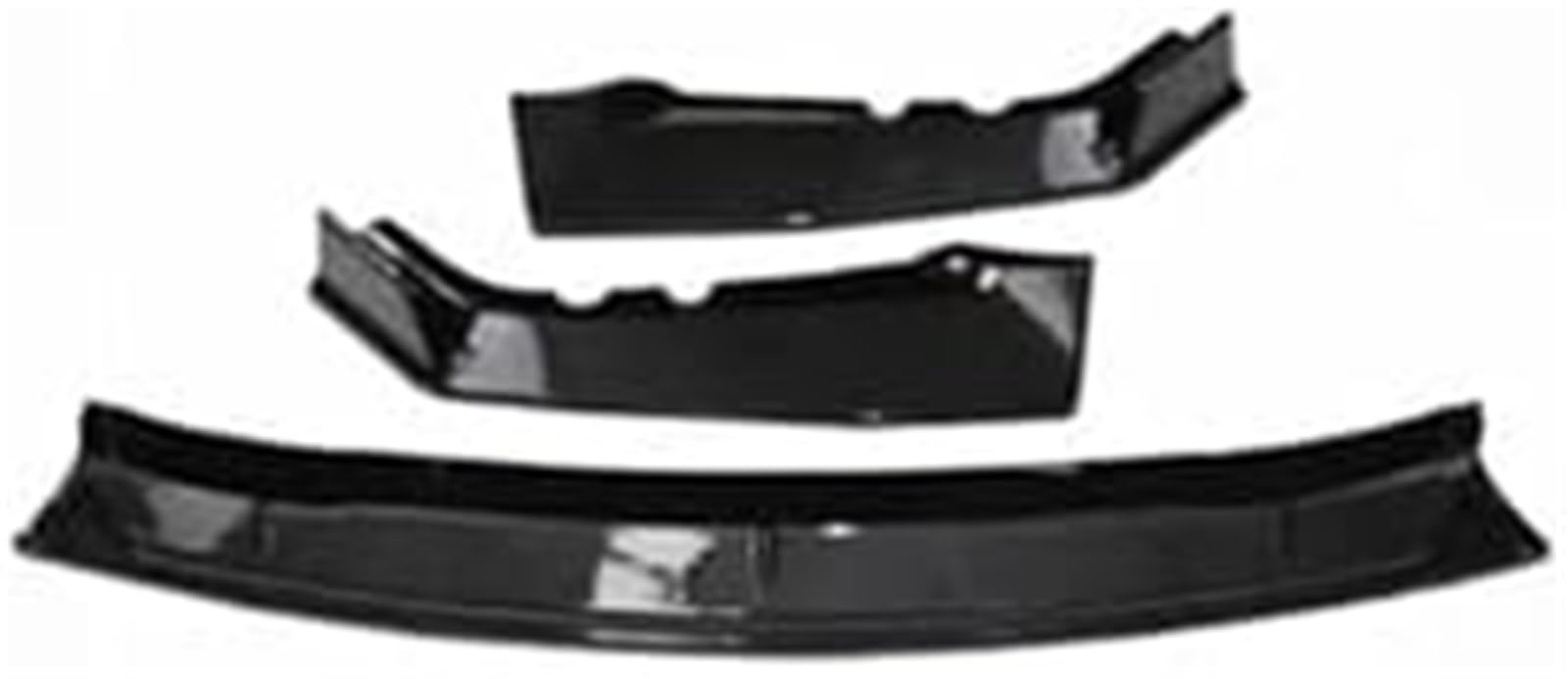 XEBRAD Splitter Auto Frontstoßstange Lippe Kinn Spoiler Splitter Diffusor ABS ABS Tuning Zubehör, for CRV 2017 2018 2019 Lippensplitter(Mattschwarz) Autospoiler-Splitter(Black Carbon Printing) von XEBRAD