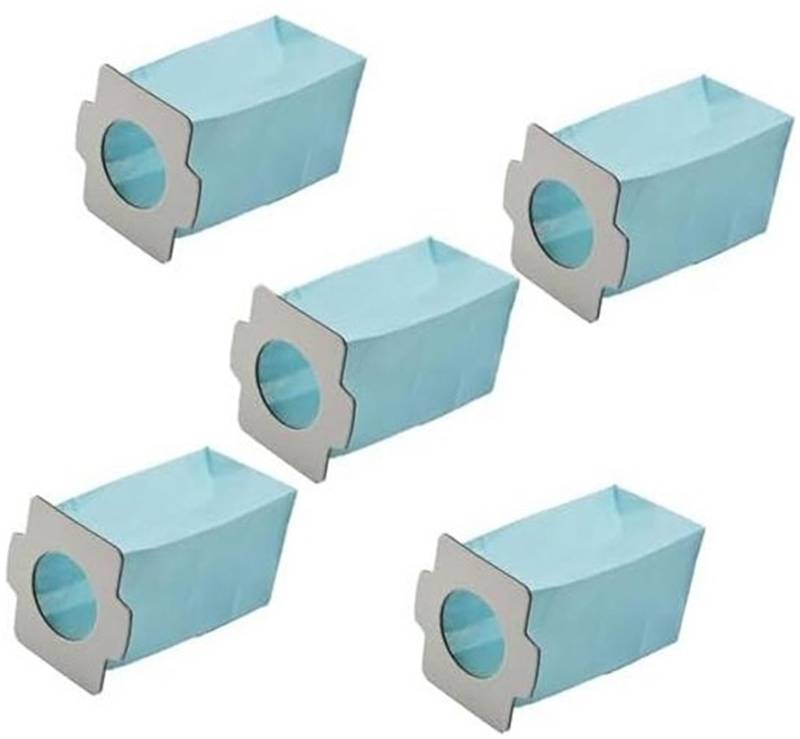 XEBRAD Staubsaugerbeutel for Makita CL102 CL104 CL107 CL182, Einweg-Papier-Staubsauger, Ersatzbeutel, Ersatzteilaufsatz (5 Stück) Staubsauger-Ersatzset(Black 5 Pcs) von XEBRAD