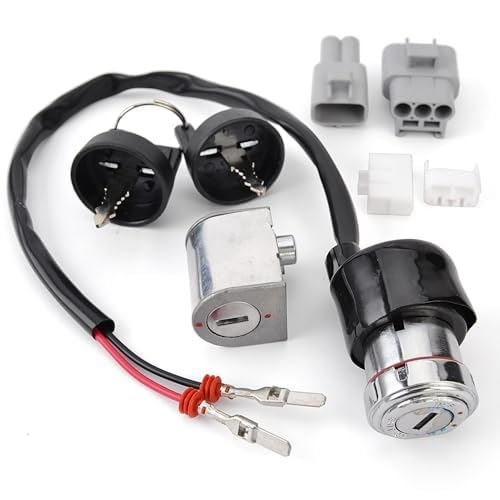 XEBRAD Tankdeckel for Sitz, Zündschalter-Startschloss-Schlüsselsatz, for CFMOTO, CFORCE 400 500 ATV CF500AU/ATR 9GQ0-010100 9CR6-010100 9CR6-010100-20000 9AWA-010100-10000 Motorrad-Zündschalter und Ta von XEBRAD