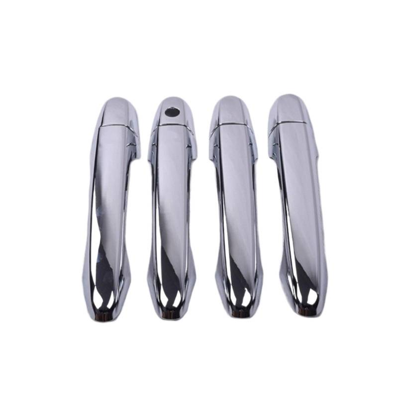 XEBRAD for Civic, 2012 2013 2014 2015 2016 Chrom-Kohlefaser-Autotürgriffabdeckungen Zierleisten Styling-Zubehör Türgriffabdeckung aus Carbonfaser(Silver 0 Button) von XEBRAD