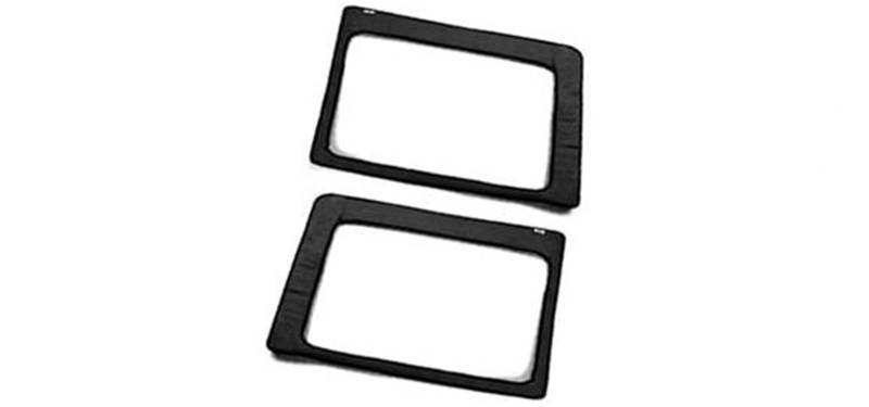 XEBRAD for Jeep, for Wrangler JK 2012-2017 Autodach Hardtop Wärmedämmung Baumwolle Schall Wärmedämmung Pad Innenausstattung Hitzeschild für Automotoren(Black 4 Door Rear Window Black) von XEBRAD