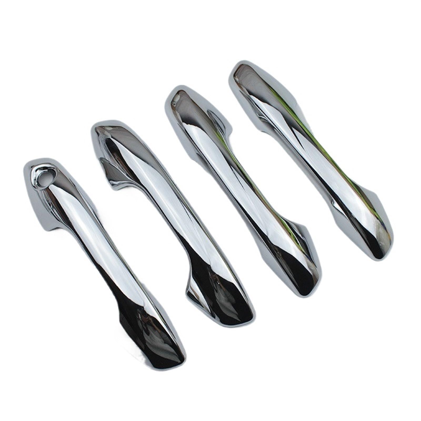 XEBRAD for Kia, Rio 4 X-line 2017 2018 2019 2020 ABS Chrom Kohlefaser Türgriffabdeckung Zierleisten Autodekoration Styling Zubehör Türgriffabdeckung aus Carbonfaser(Chrome Handle) von XEBRAD