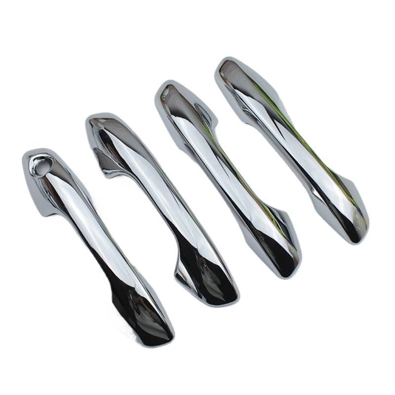 XEBRAD for Kia, Rio 4 X-line 2017 2018 2019 2020 ABS Chrom Kohlefaser Türgriffabdeckung Zierleisten Autodekoration Styling Zubehör Türgriffabdeckung aus Carbonfaser(Chrome Handle) von XEBRAD