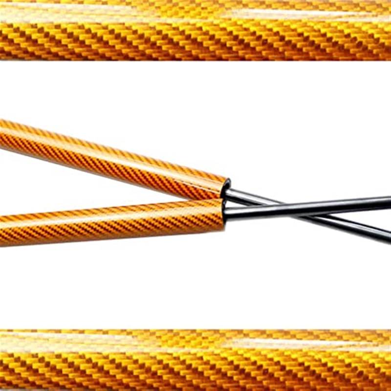 XEBRAD for Peking BJ40 Plus for BAIC BJ40L 2014-2022 Vorderen Haube Haube Ändern Streben Lift Unterstützung Stoßdämpfer Dämpfer Federn Motorhauben-Gasdruckfeder(Orange Carbon Fiber) von XEBRAD